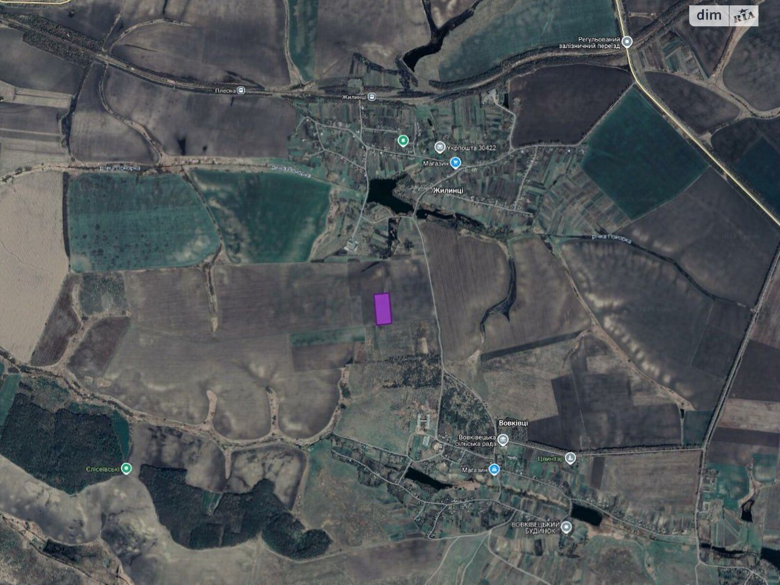 Земельна ділянка сільськогосподарського призначення в Вовківцях, площа 2.0937 Га фото 1