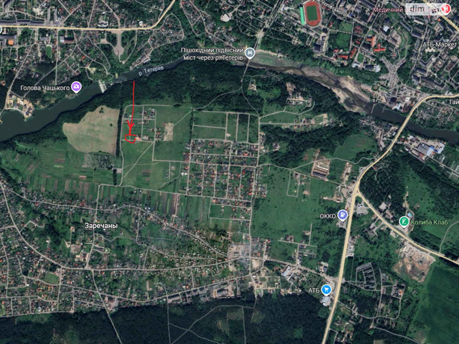 Земельный участок сельскохозяйственного назначения в Заречанах, площадь 0.1488 Га фото 1