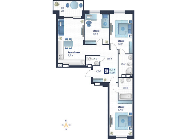продажа боковая Стрыйская улица Сокольники 