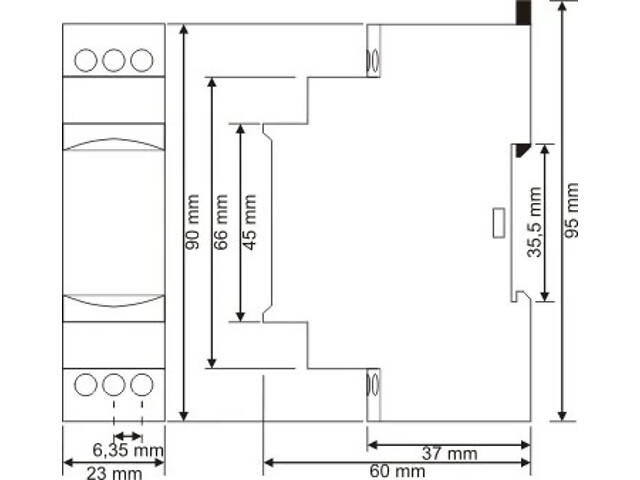 0.1сек-12мин 5А задержка на включение реле времени 160-250V [ERV-12D] Samwha - Фото 6