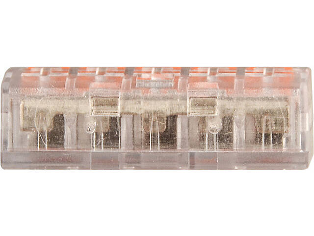 0,5-4мм.кв 32А 1⇒4 сполучна одинарна клема 19,5х30х9,8мм [A0130010133] CMK-635 АСКО помаранчевий важіль - Фото 4