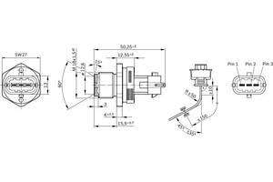 0281002937 BOSCH ДАТЧИК ТИСКУ