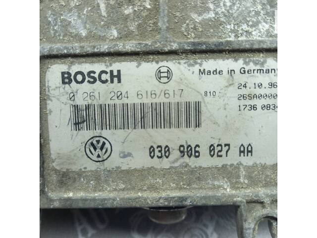030906027aa Блок управления двигателем VW Polo 1,4 AEX 0261204617, 0261204616