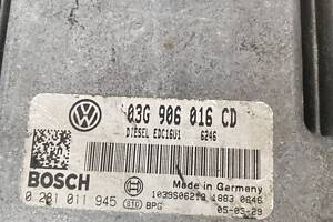 03G906016CD блок управління двигуном Volkswagen Touran 1.9TDI 03G 906 016 CD, 0281011945, EDC16U1