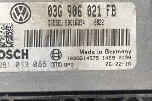 03g906021fb блок управления двигателем ЭБУ VW PASSAT B6 2005-2010