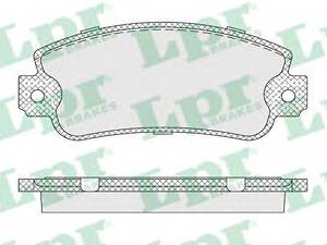 05P007 LPR - Тормозные колодки для дисков LPR 05P007 на FIAT SUPERBRAVO