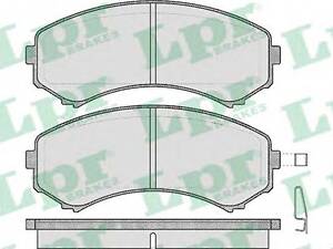 05P569 LPR - Тормозные колодки к дискам (F, с датчиком) LPR 05P569 на MITSUBISHI SHOGUN IV (V8_W, V9_W)