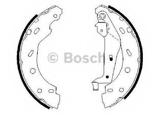 0986487600 BOSCH Гальмівні колодки до барабанів BS840 BOSCH 0986487600 на SMART CROSSBLADE (450)