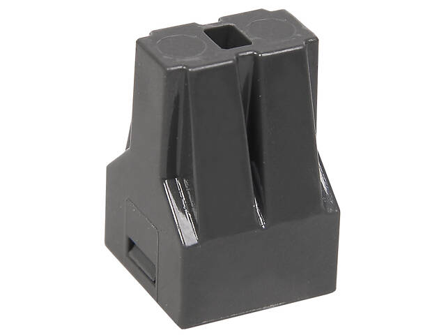 1,5-2,5мм.кв 24А 1⇒3 сполучна одинарна клема 13,3х19,5х13,6мм (4шт) [UKZ-004-304] СМК 773-304 UEC чорний - Фото 2