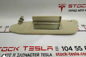 1 Козирок сонцезахисний лівий ALC WHT Tesla model S, model S REST 1050619-01-A