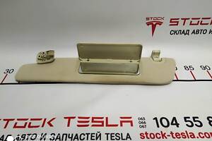 1 Козырек солнцезащитный левый TEXTILE FOG Tesla model S, model S REST 1050619-00-A