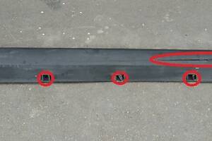 1 Накладка порога правая рокерная панель (структурная) с повреждением Tesla model S, model S REST 6005875-00-J