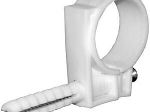 Ø10-12мм Обойма для труб і кабелю пластик білий (100шт.) [s0430009] e.holder.stand.10.12 E.NEXT