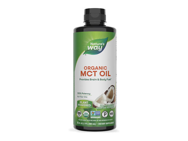 100% Organic MCT Oil - 16 oz - Фото 1
