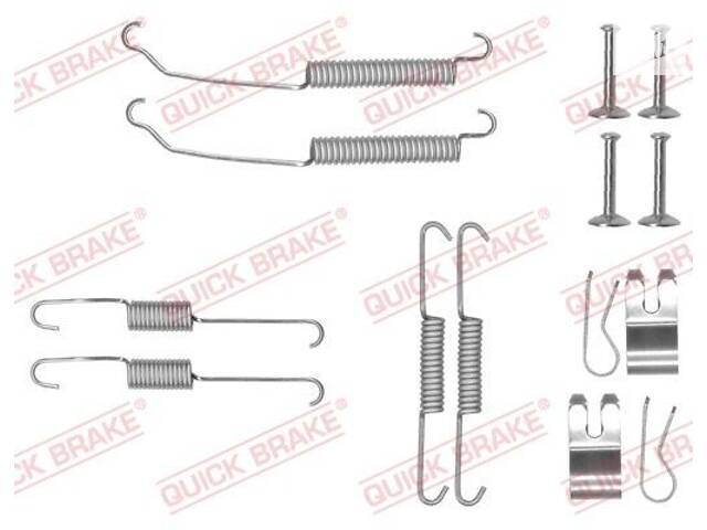 Комплект приладдя, гальмівна колодка Quick Brake 105-0882