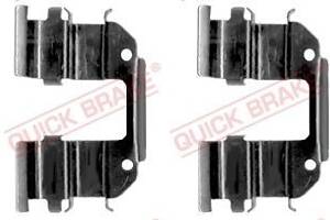 109-1285 QUICK BRAKE Планка супорта (переднього) прижимна (к-кт) Chevrolet Matiz/Daewoo Matiz 0.8/1.0 03- (Dac)