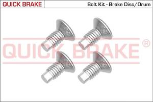 11663K QUICK BRAKE Комплект болтів гальмівного диску/барабану