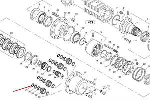 13945498 Стопорне кільце Volvo EW140