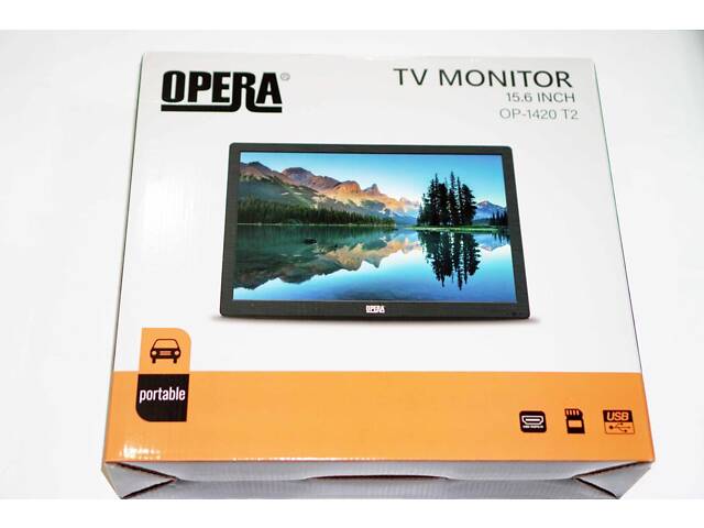 14,4' TV Opera OP-1420 + HDMI Портативный телевизор с Т2 - Фото 5