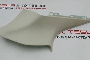 14 Облицювання стійки Зліва TEXTILE (FOG) Tesla model S, model S REST 1002510-00-D