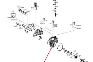 149-5879 Корпус Caterpillar M312, M313