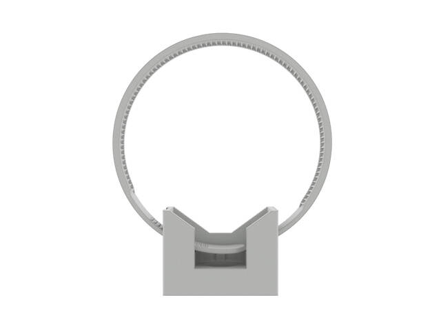 Ø16-32 тримач під дюбель з хомутом L=145мм, нейлон (1 шт.) [51200] Express ДКС - Фото 2