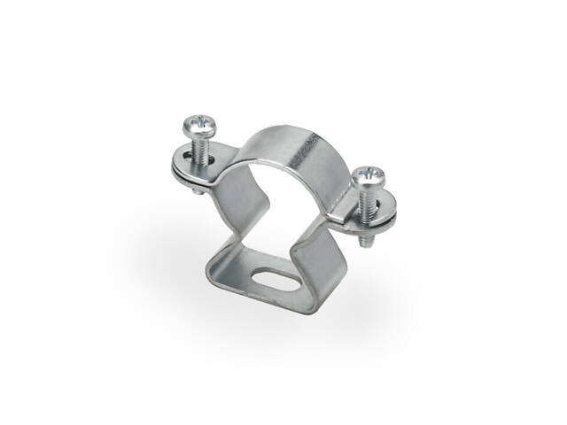 ⌀16 двоскладовий хомут під дюбель з нержавіючої сталі AISI 304 (1 шт.) [6040-X16] Cosmec ДКС - Фото 1
