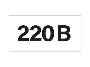 17х10мм Самоклеющаяся этикетка '220 В' белый (на листе 693шт) [SES03020] АСКО