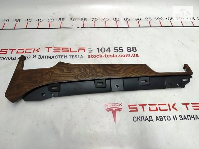 18 Декоративная накладка центральной панели пассажирская FIGURED ASH MATA Tesla model S REST, model X 1004518-99-I