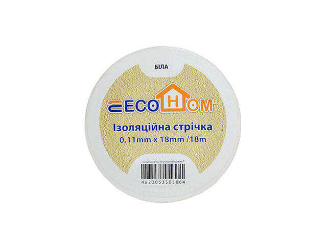 18x0,11мм 18м Изоляционная лента ПВХ белая [ECO0150020021] АСКО - Фото 4
