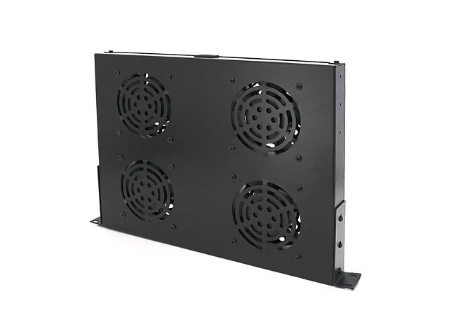 19' вентиляторный модуль Merlion, 4 вентилятора, 1*Schuko, черный - Фото 4