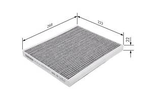 Фільтр, повітря у салоні BOSCH 1987432537