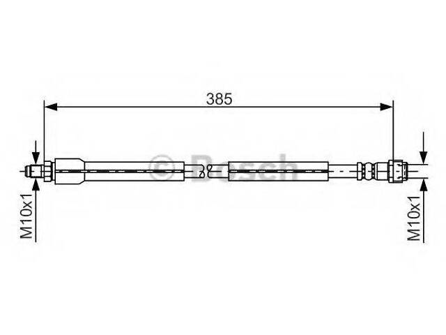 1987476949 BOSCH Гальмівний шланг BOSCH 1987476949 на MERCEDES-BENZ S-CLASS седан (W220)