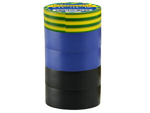 19x0,13мм 10м Набор изоляционных лент 5шт. 3 цвета ПВХ [A0150020024] АСКО