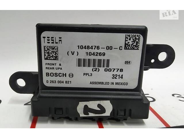 2 Блок управления парктрониками ECU PARK ASSIST Tesla model X S REST 1048476-00-D