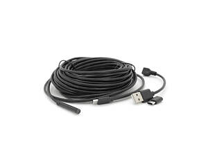 2 in 1 MicroUSB/PC HD ендоскоп, м'який провід, 10м