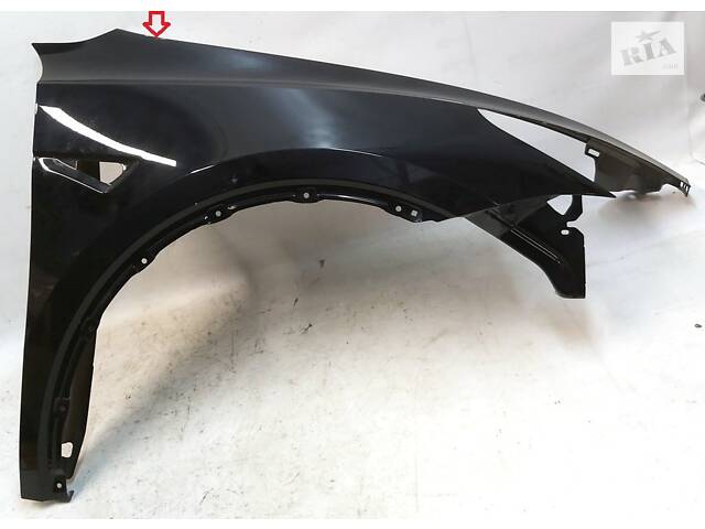 2 Крыло переднее правое SOLID BLACK-PBSB с повреждением Tesla model Y 1493452-01-A