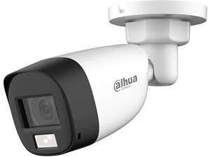 2 Мп CVI/CVBS/AHD/TVI уличная видеокамера Smart Dual Light DH-HAC-HFW1200CLP-IL-A (3.6мм)