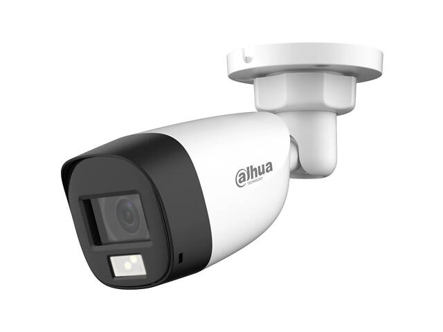 2 Мп CVI/CVBS/AHD/TVI уличная видеокамера Smart Dual Light DH-HAC-HFW1200CLP-IL-A (3.6мм) - Фото 1