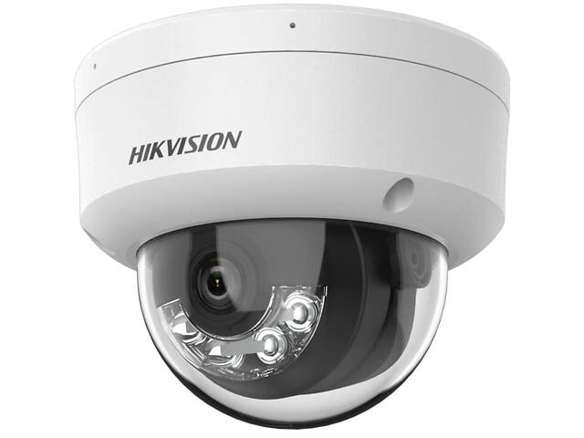 2 Мп Smart Hybrid Light відеокамера вулична зі звуком та SD карткою DS-2CD1123G2-LIUF (2.8мм) - Фото 1
