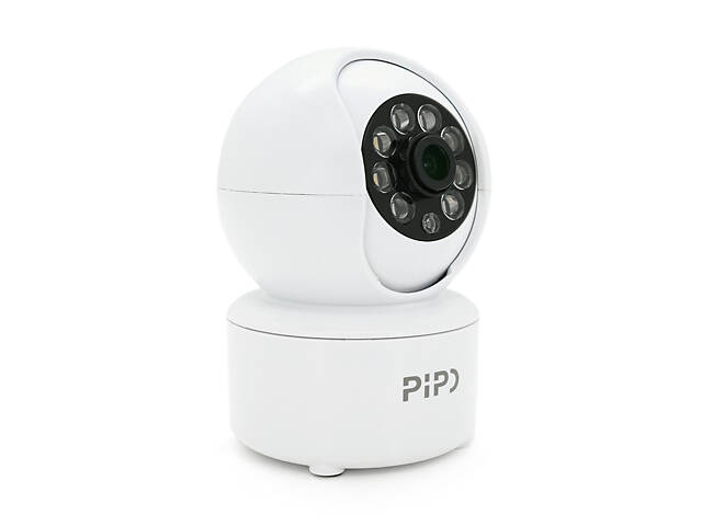 2 Мп Wi-Fi внутрішня відеокамера SD/карта PiPo PP-IPC20D2MP10 PTZ 2.8mm icsee