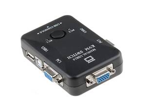 2-портовый KVM свич, переключатель USB