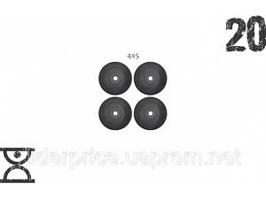 20 кг (4x5) дисков, покрытых пластиком (31 мм), оригинал!