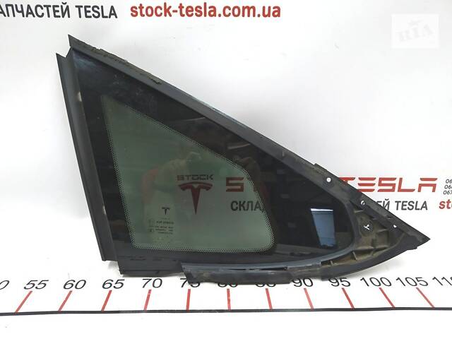 20 Стекло крыла заднего левого (форточка) Tesla model S, model S REST 1051820-00-A