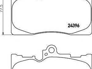 2032501 TEXTAR Тормозные колодки для дисков TEXTAR 2032501 на LEXUS GS седан (GRS19_, UZS19_, GWS19_)