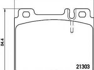 2130304 TEXTAR Гальмівні колодки до дисків TEXTAR 2130304 на MERCEDES-BENZ S-CLASS седан (W140)