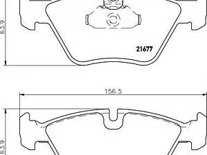 2167703 TEXTAR Тормозные колодки для дисков TEXTAR 2167703 на BMW 5 седан (E39)