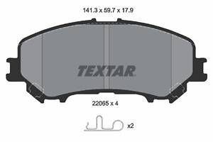 2206501 TEXTAR Гальмівні колодки до дисків