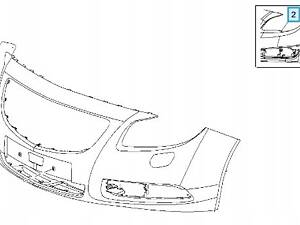 23106400 ПЕРЕДНЕЕ БАМПЕР ОРИГИНАЛЬНЫЙ OE OPEL INSIGNIA A G09 2009 - 2017