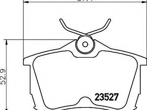 2352701 TEXTAR Тормозные колодки для дисков TEXTAR 2352701 на HONDA ACCORD Mk VII (CG, CK)